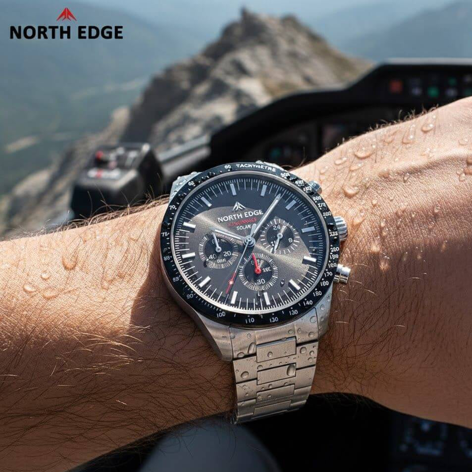 Relógio North Edge longwing hero shot mar