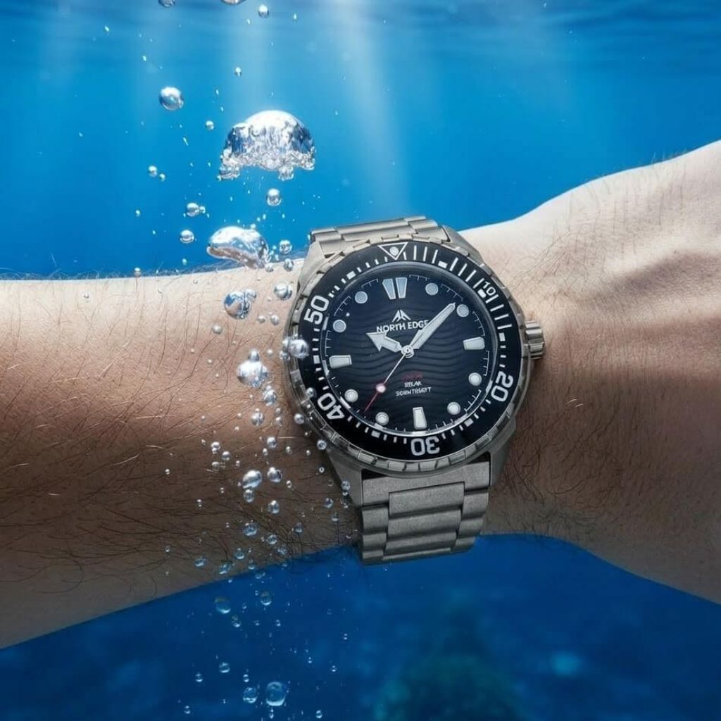 relogios north edge triton black