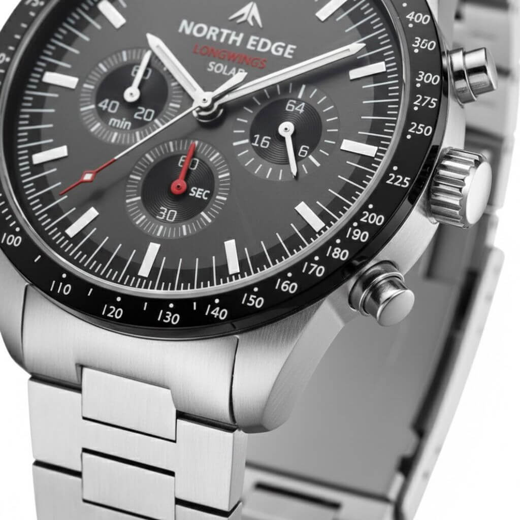 Relógio North Edge longwing hero shot close up