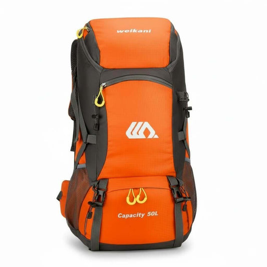 Mochila Cargueira 50 Litros - Weikani Pro - Laranja