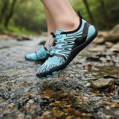 sapatilha aquatica azul claro rio