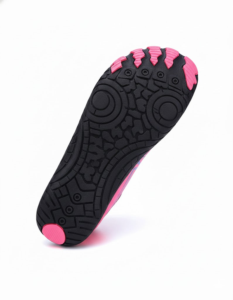 sapatilha aquatica rosa detalhe solado