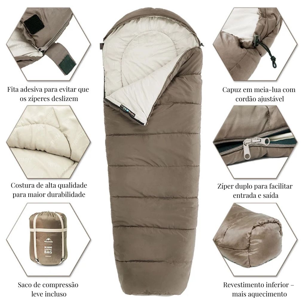 Saco de Dormir Camping front photo_beneficios