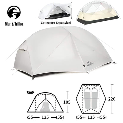 Barraca de Camping 2 Pessoas - UL PRO - Cinza