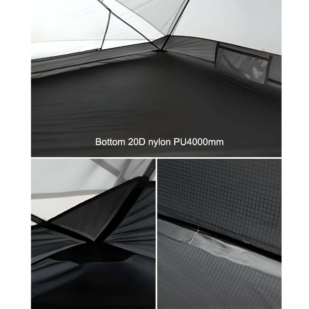 barraca de camping 2 pessoas piso 4000 mm coluna de agua