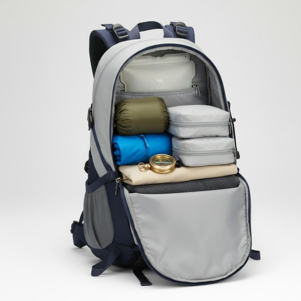 mochila de trilha caque honey comb inside