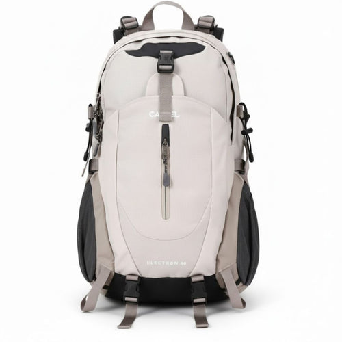 mochila de trilha caqui frente