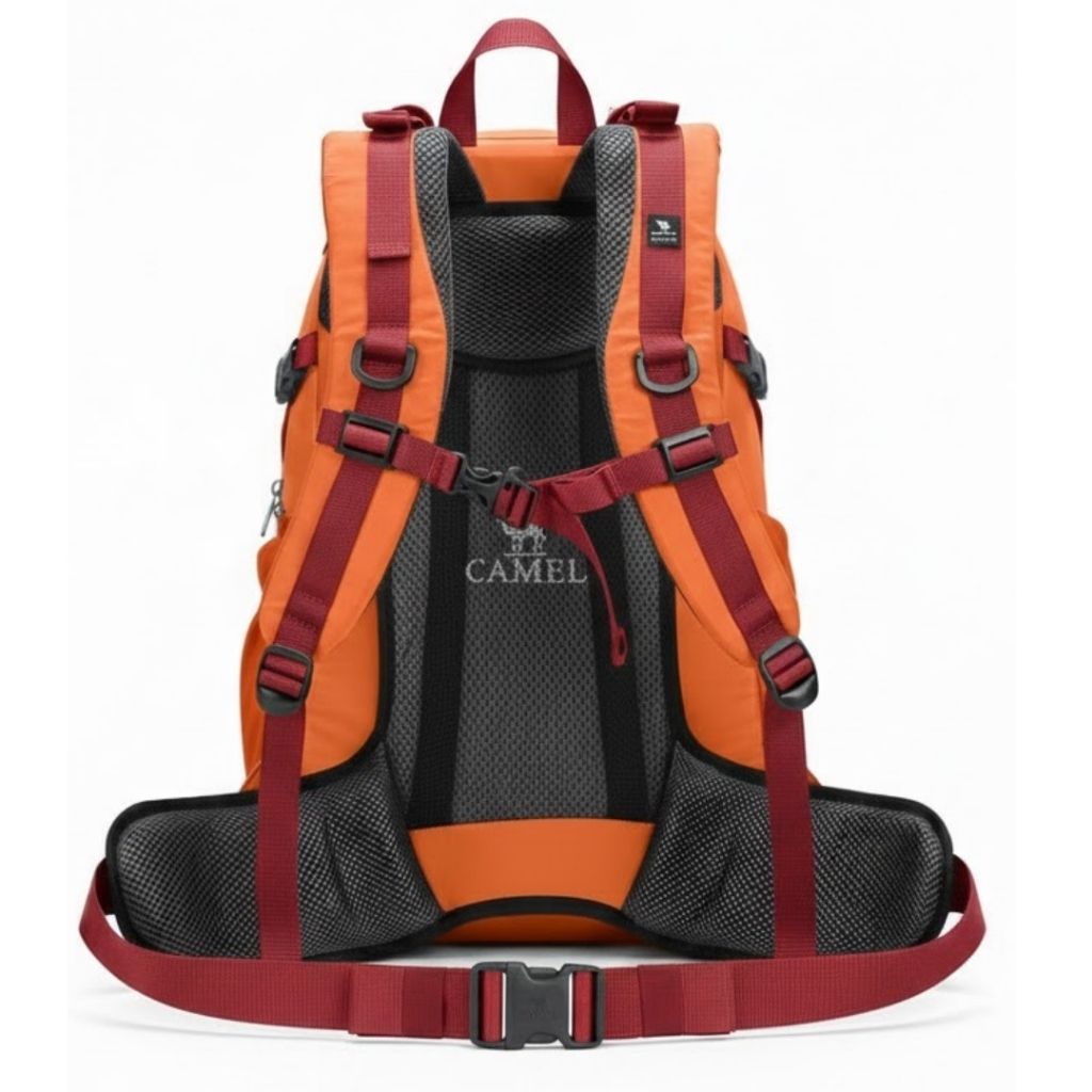 mochila de trilha costas