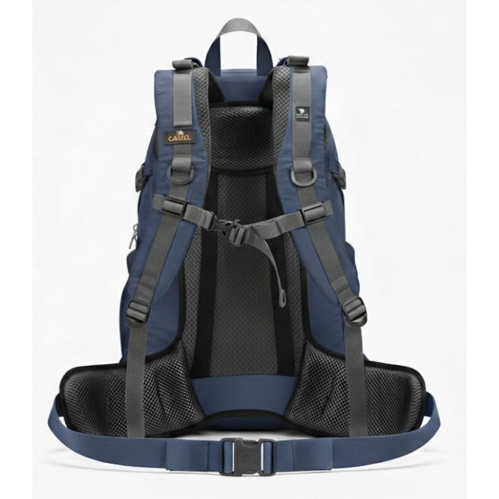 Mochila Hiker 40L  – Cinza Prata lateral traseira