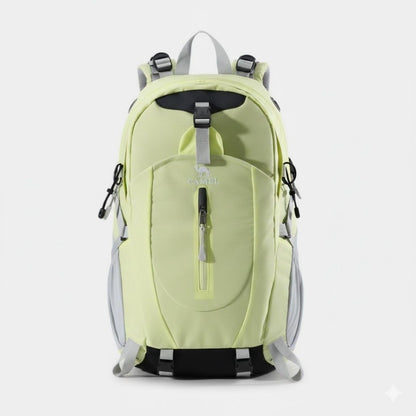 mochila de trilha verde musgo