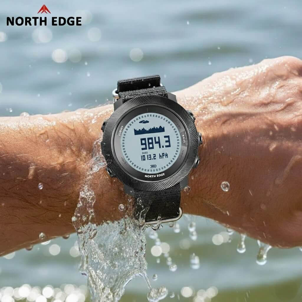 Relógio Masculino Digital - Apache - D - White Nylon