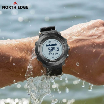 Relógio Masculino Digital - Apache - D - White Nylon