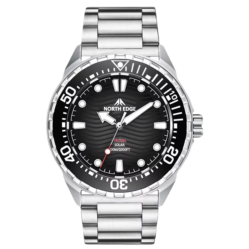 Relógio Masculino - Triton Black Steel