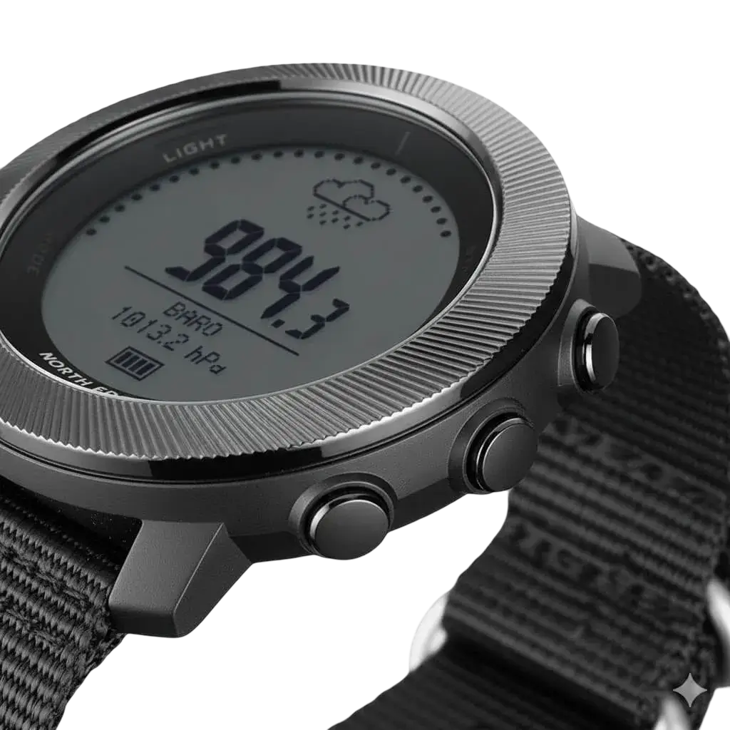 Relogio digital masculino - modelo apache d - hero shot- detalhes